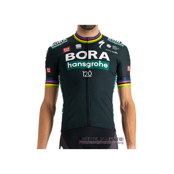 Abbigliamento Bora-Hansgrone 2021 Manica Corta e Pantaloncino Con Bretelle Mondo Campione - Clicca l'immagine per chiudere